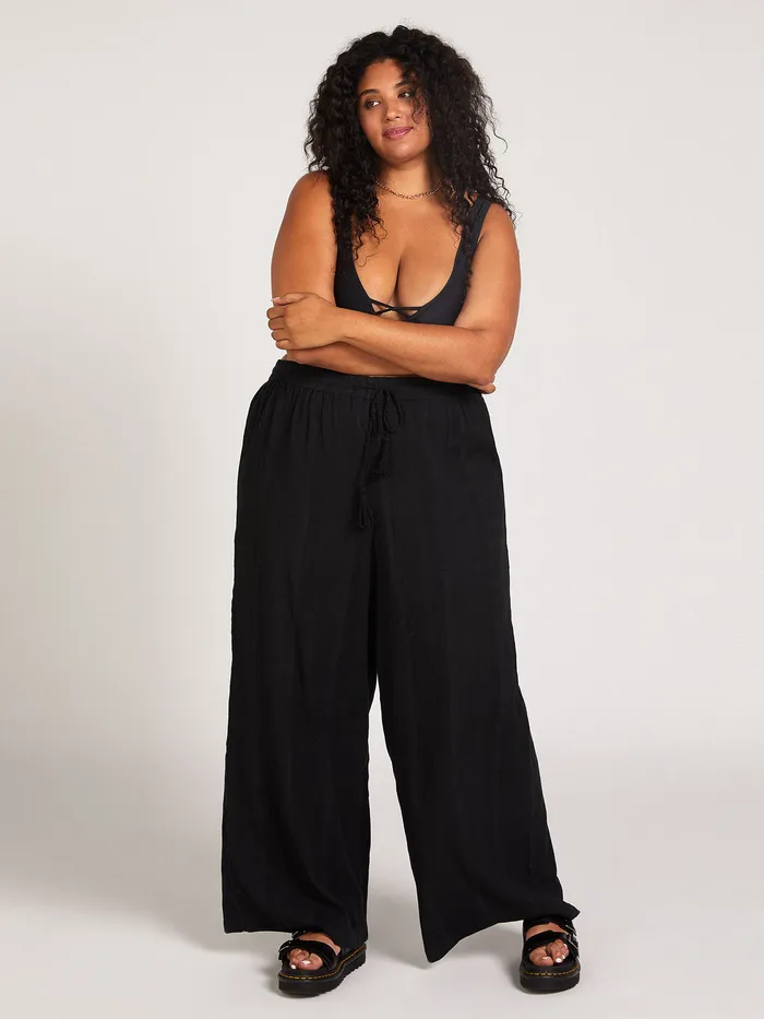 Volcom Pants Sun Spent Pants Plus Size 8211 Black Black 8211 Womens