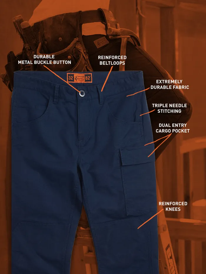 Volcom Pants Volcom Workwear Caliper Pants 8211 Navy Navy 8211 Mens