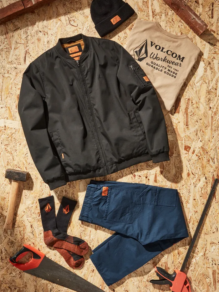Volcom Pants Volcom Workwear Caliper Pants 8211 Navy Navy 8211 Mens