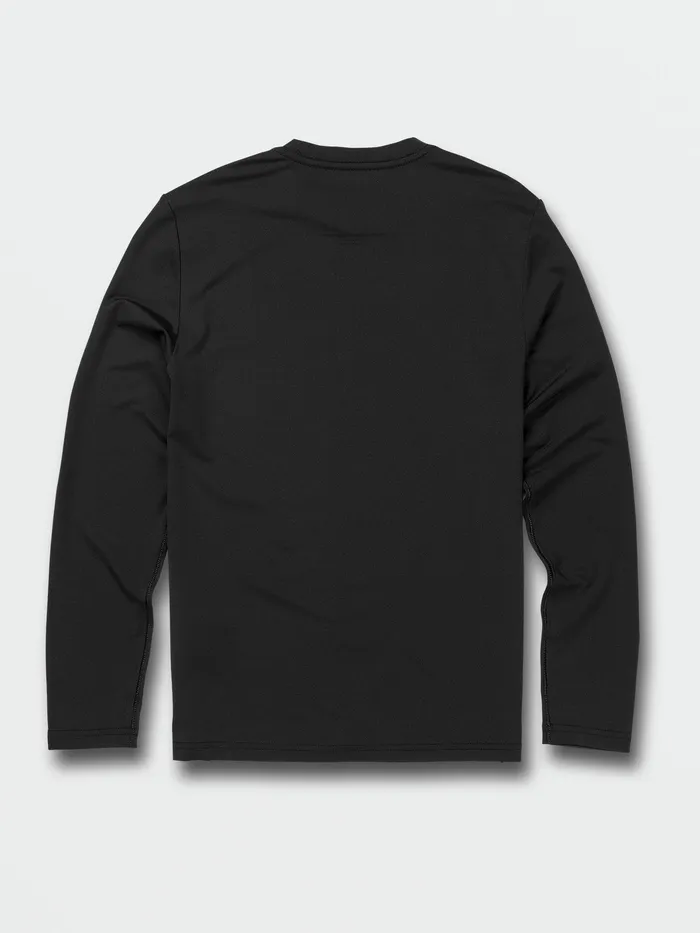 Volcom Rashguards Big Boys Skeleton Long Sleeve UPF 50 Rashguard 8211 Black Black 8211 Boys