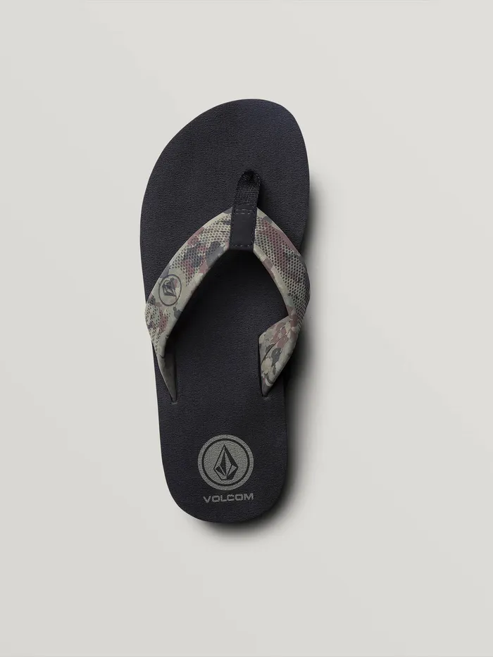 Volcom Sandals Daycation Sandals 8211 Dark Camo Dark Camo 8211 Mens