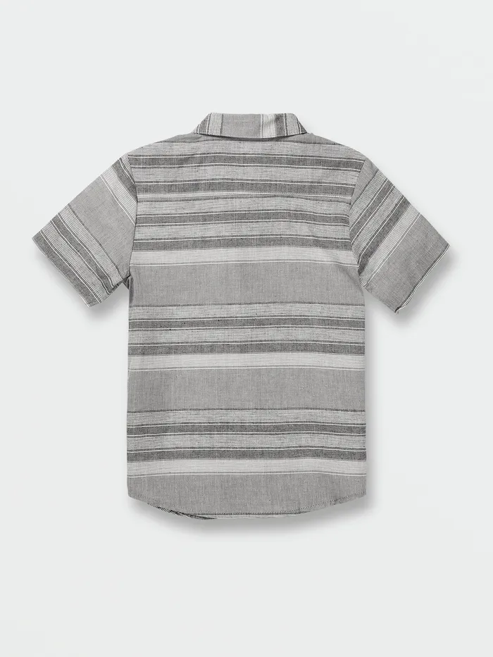 Volcom Shirts and Flannels Little Boys Planer Short Sleeve Shirt 8211 Pewter Pewter 8211 Boys