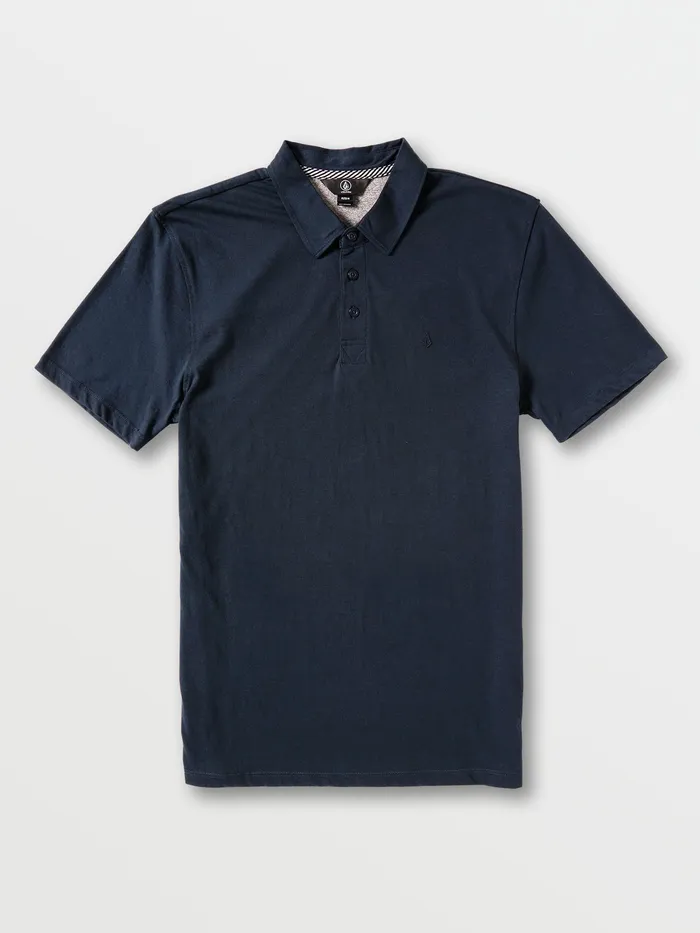 Volcom Shirts and Flannels Wowzer Polo Short Sleeve 8211 Navy Navy 8211 Mens
