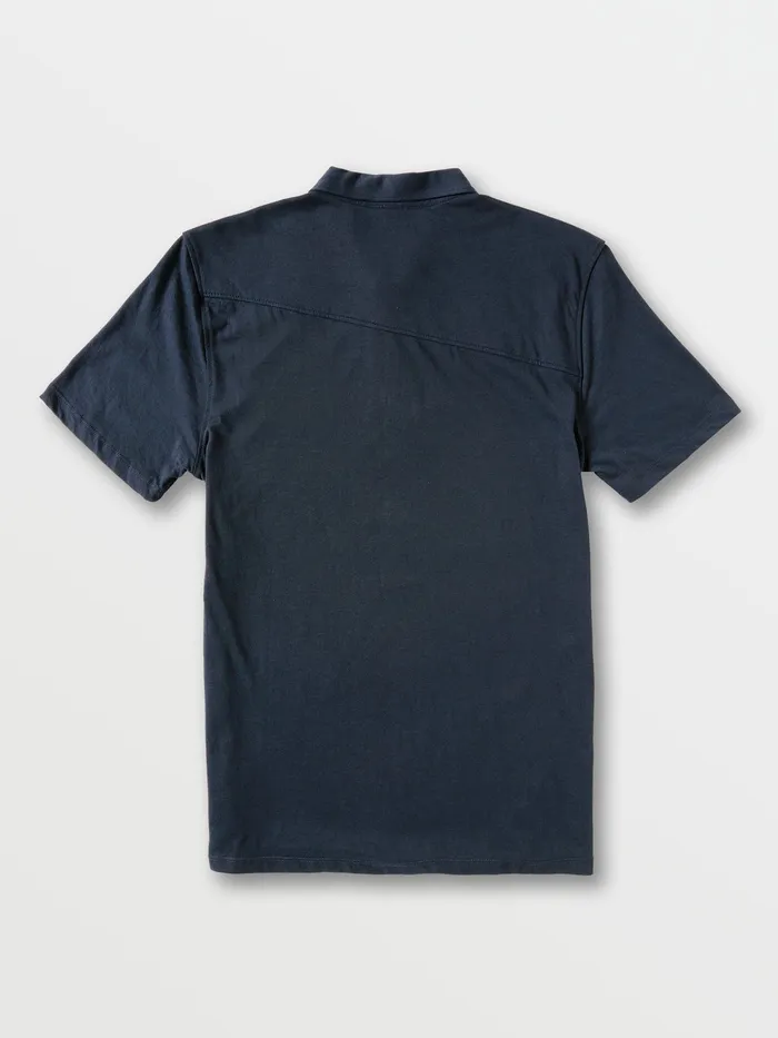 Volcom Shirts and Flannels Wowzer Polo Short Sleeve 8211 Navy Navy 8211 Mens