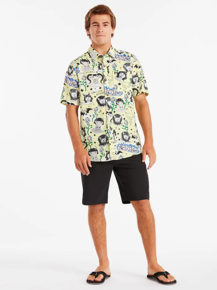 Volcom Shorts 91 Trails Hybrid Shorts 8211 Black Black 8211 Mens