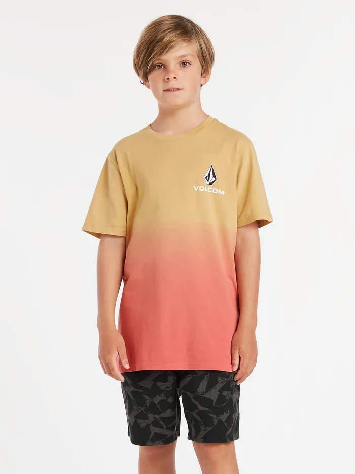Volcom Shorts Big Boys Frickin Mix Elastic Waist Shorts 8211 Black Black 8211 Boys