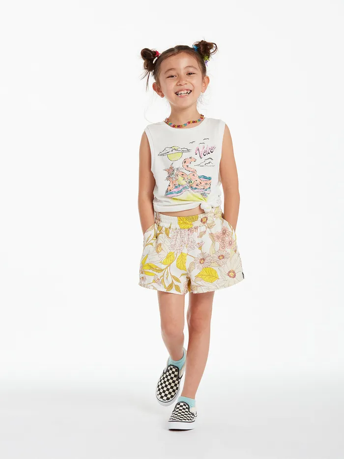 Volcom Shorts Girls Happy Clouds Shorts 8211 Multi Multi 8211 Girls