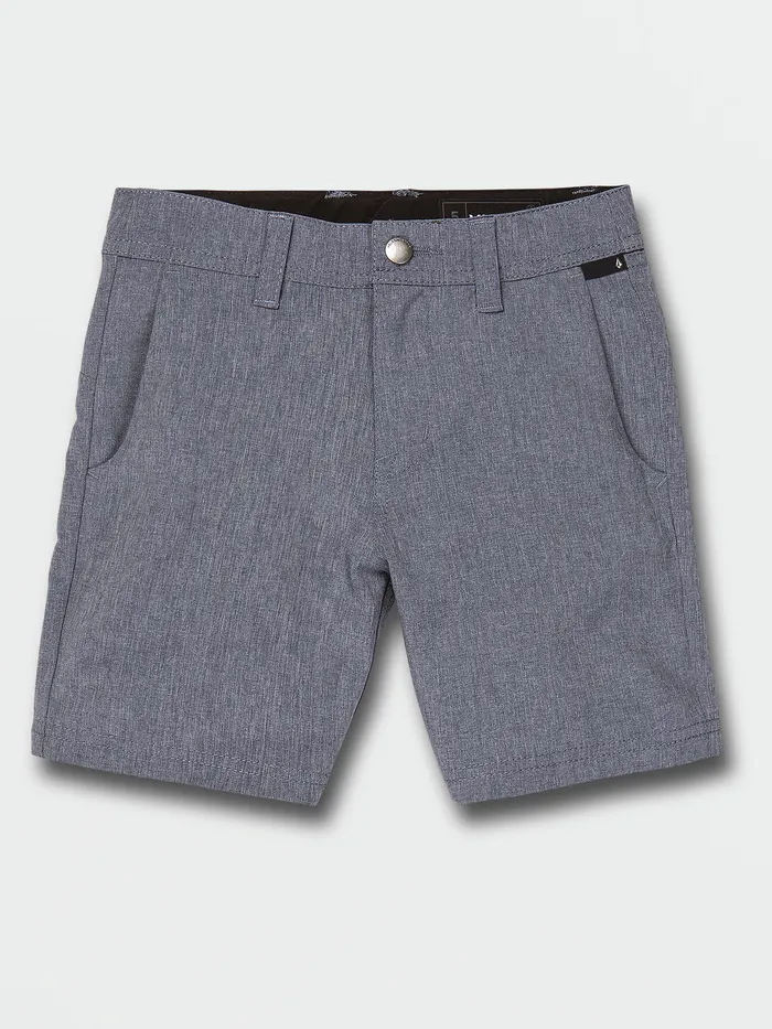 Volcom Shorts Little Boys Frickin Cross Shred Static Shorts 8211 Navy Navy 8211 Boys