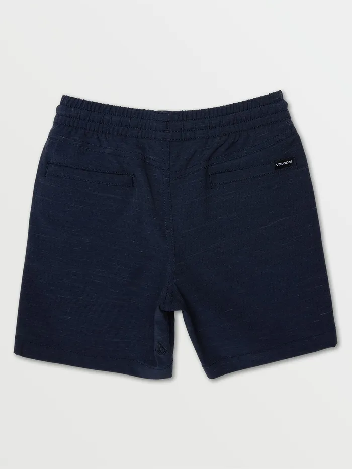 Volcom Shorts Little Boys Understoned Elastic Waist Hybrid Shorts 8211 Navy Navy 8211 Boys