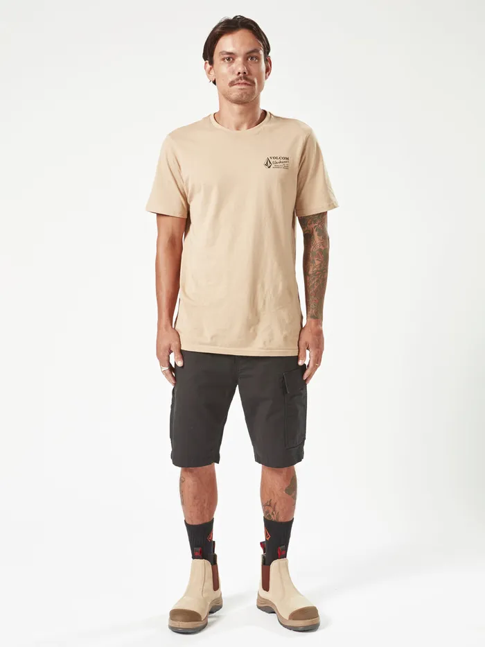 Volcom Shorts Volcom Workwear Caliper Work Shorts 8211 Black Black 8211 Mens