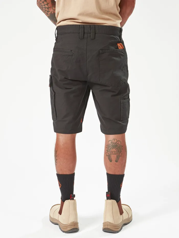 Volcom Shorts Volcom Workwear Caliper Work Shorts 8211 Black Black 8211 Mens