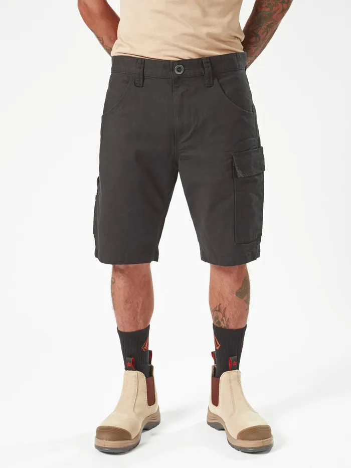 Volcom Shorts Volcom Workwear Caliper Work Shorts 8211 Black Black 8211 Mens