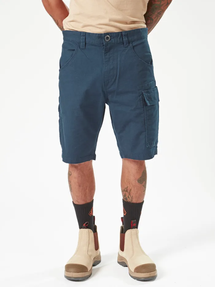 Volcom Shorts Volcom Workwear Caliper Work Shorts 8211 Navy Navy 8211 Mens