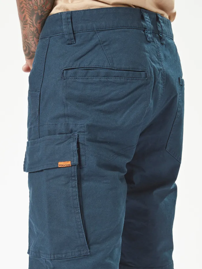 Volcom Shorts Volcom Workwear Caliper Work Shorts 8211 Navy Navy 8211 Mens