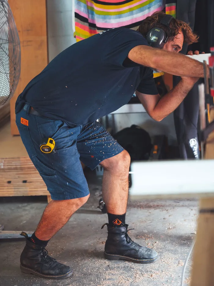 Volcom Shorts Volcom Workwear Caliper Work Shorts 8211 Navy Navy 8211 Mens
