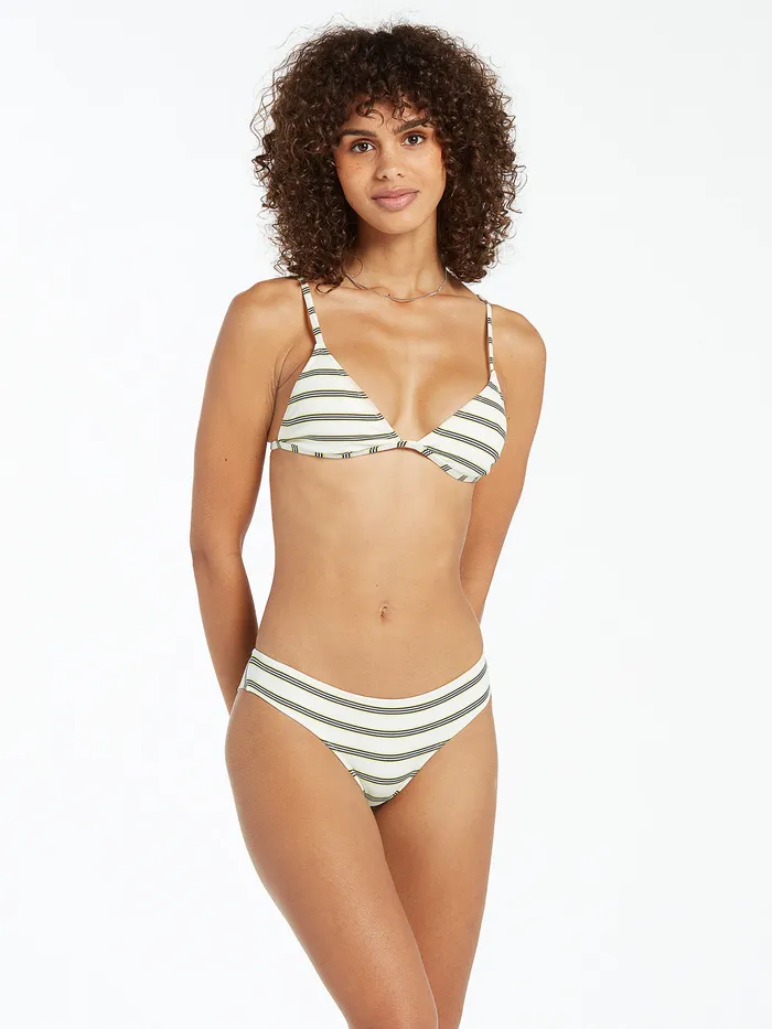Volcom Surf Lining Up Cheekini Bikini Bottom 8211 White White 8211 Womens