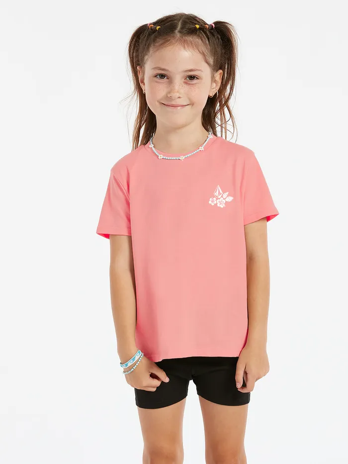 Volcom TShirts and Tanks Girls Last Party Tee 8211 Coral Haze Coral Haze 8211 Girls