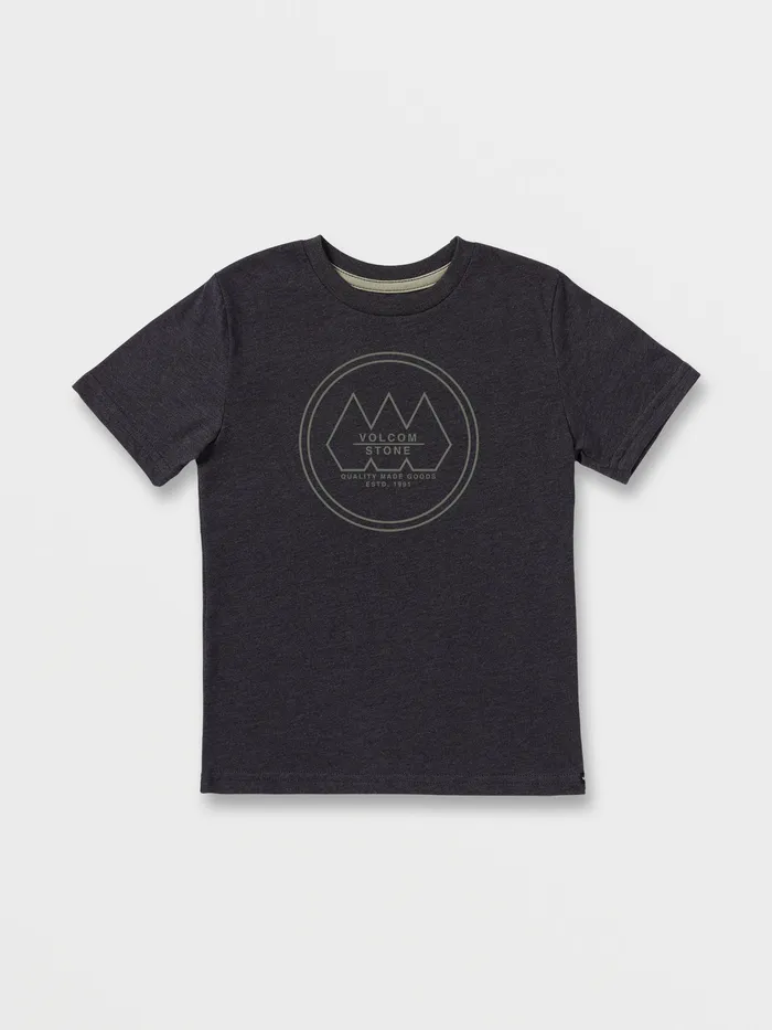 Volcom TShirts and Tanks Little Boys Tristone Short Sleeve Tee 8211 Dark Black Heather Dark Black Heather 8211 Boys Volcom TShirts and Tanks Little Boys Tristone Short Sleeve Tee 8211 Dark Black Heather Dark Black Heather 8211 Boys