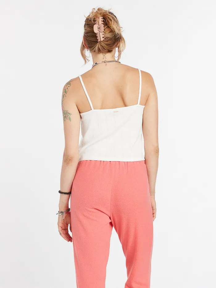 Volcom Tops Lived In Lounge Tank 8211 Star White Star White 8211 Womens