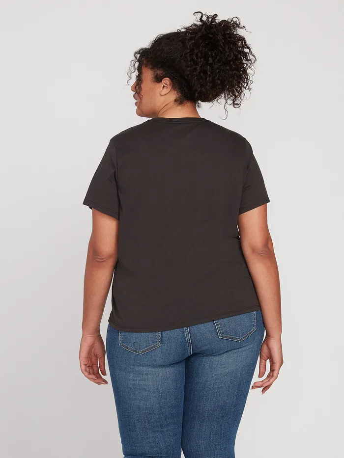Volcom Tops One Of Each Plus Size Tee 8211 Black Black 8211 Womens