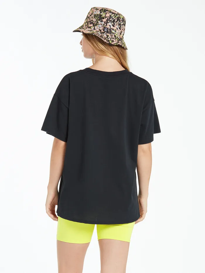 Volcom Tops Stone Tech Short Sleeve Tee 8211 Black Black 8211 Womens