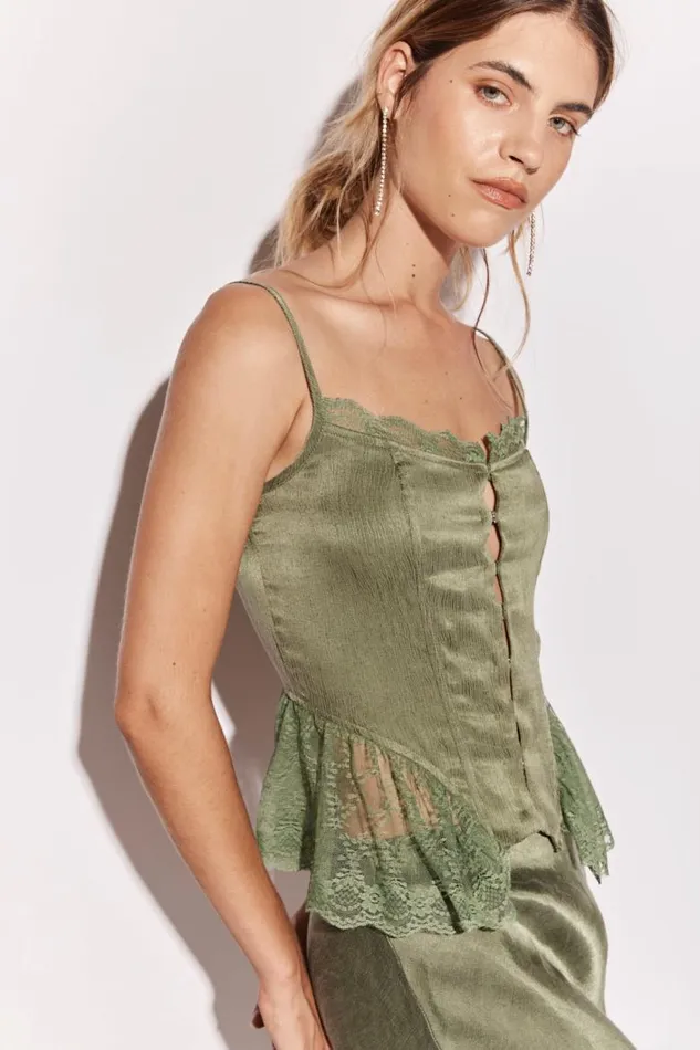 VRG GRL Rhapsody Top Forest Women Sleeveless