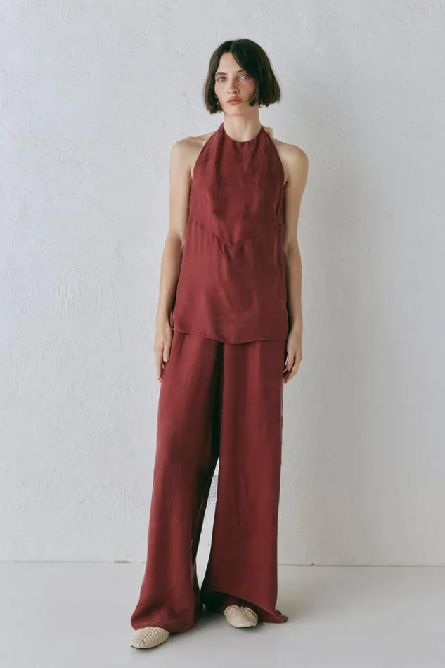 VRG GRL Sierra Top Wine Women Sleeveless