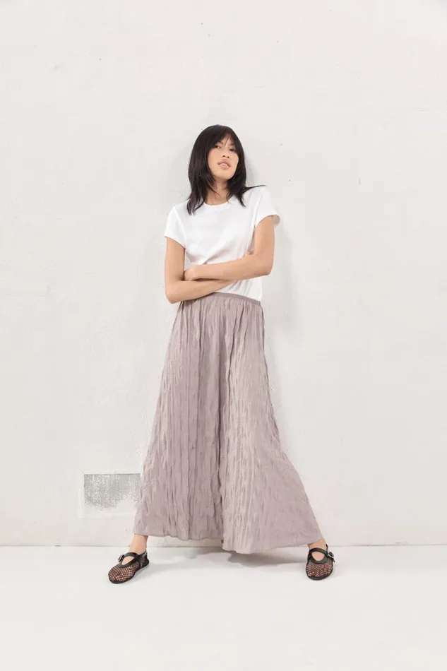 VRG GRL Solara Midi Skirt Smoke Women Skirts