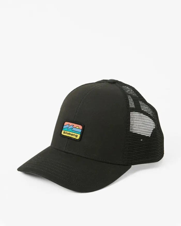 Walled Trucker Hat Black Men Billabong Hats