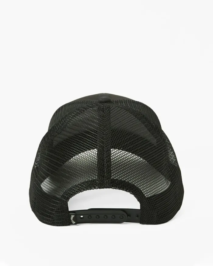 Walled Trucker Hat Black Men Billabong Hats
