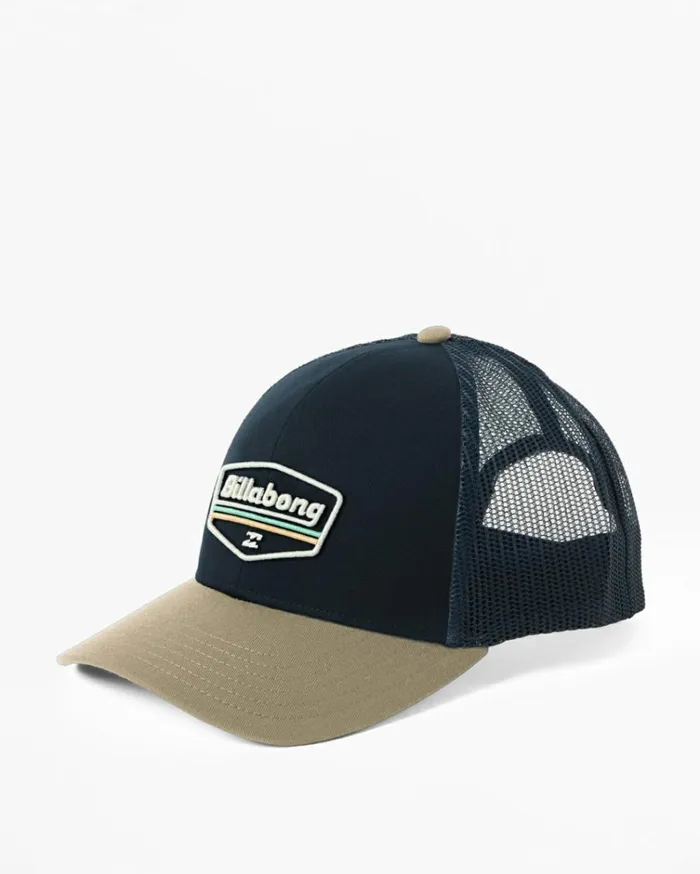 Walled Trucker Hat Dark Blue Men Billabong Hats