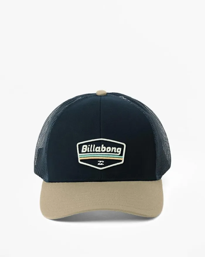 Walled Trucker Hat Dark Blue Men Billabong Hats