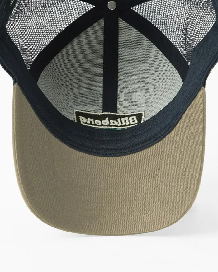 Walled Trucker Hat Dark Blue Men Billabong Hats