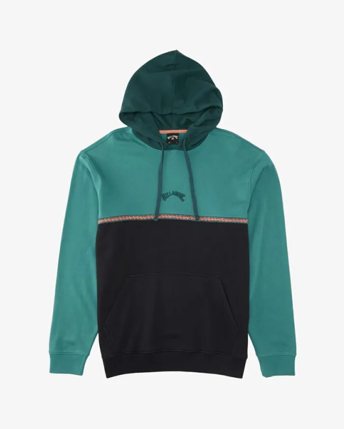 WAVE WASHED BLOCKED PULLOVER Pacific Men Billabong Hoodies and Fleece WAVE WASHED BLOCKED PULLOVER Pacific Men Billabong Hoodies and Fleece