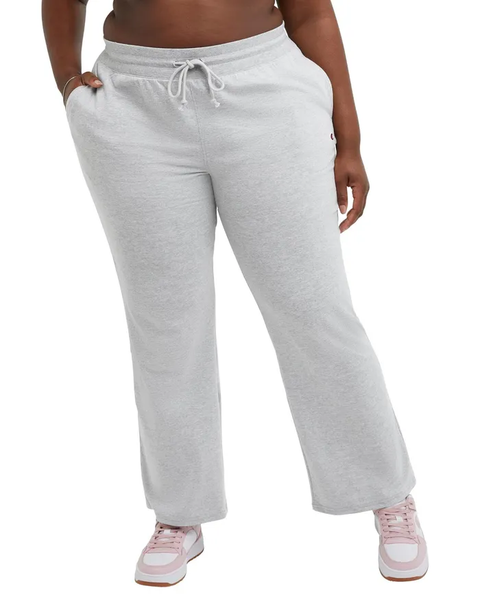 Wide Leg TShirt Pants C Logo 315 Plus Size Oxford Grey Women Champion Pants