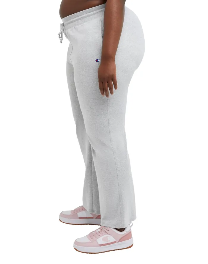 Wide Leg TShirt Pants C Logo 315 Plus Size Oxford Grey Women Champion Pants