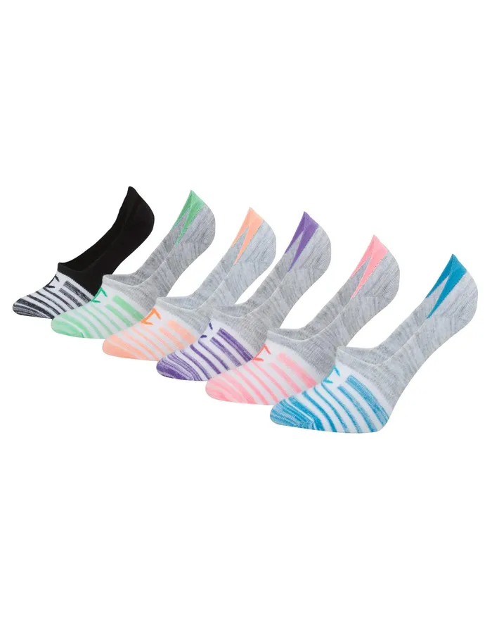 Women039S Performance Invisible Liner Socks 6Pairs Grey Heather White Women Champion Socks