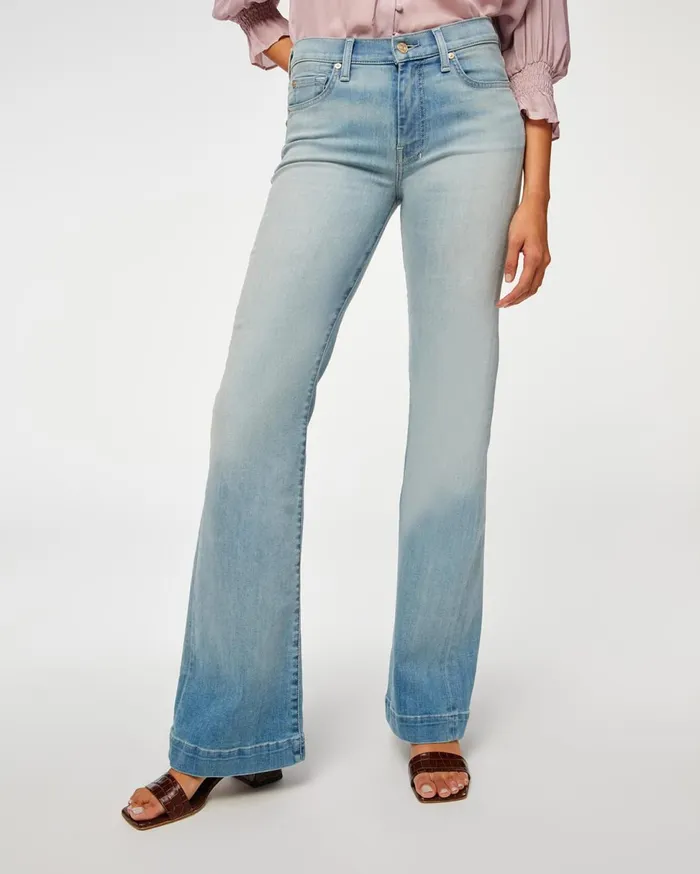 Women 7 For All Mankind Dojo Dojo In Grace Blue