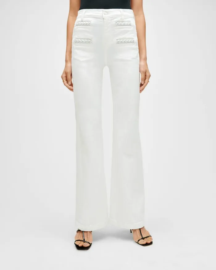Women 7 For All Mankind Full Length Georgia WideLeg Jean In Prince Street