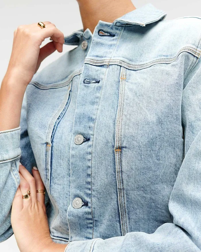 Women 7 For All Mankind Jackets 038 Coats Slant Pocket Jacket In Retro Ventura Blvd