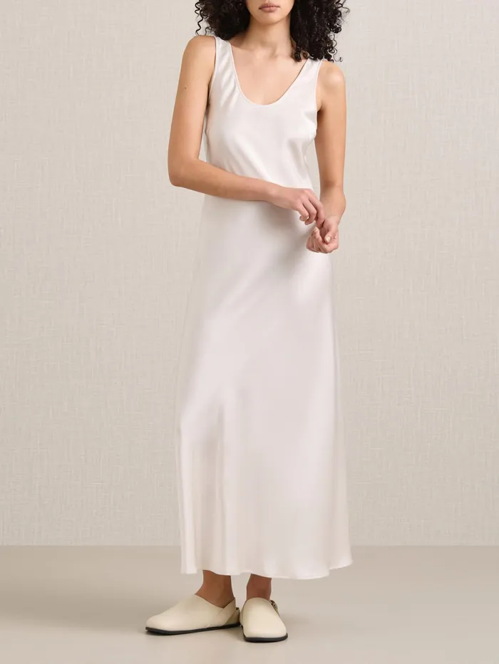 Women AEmery 8211 Esther Slip Dress In White Oyster The UNDONE Dresses
