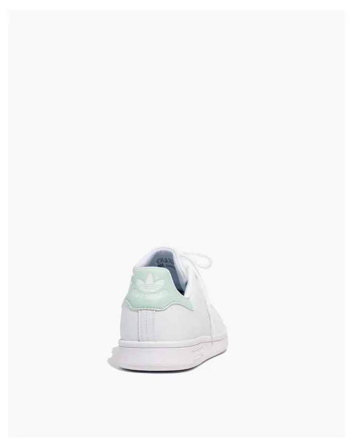 Women Adidas Stan Smith Sneakers In White And Dash Green Ftwr White Madewell Sneakers Women Adidas Stan Smith Sneakers In White And Dash Green Ftwr White Madewell Sneakers