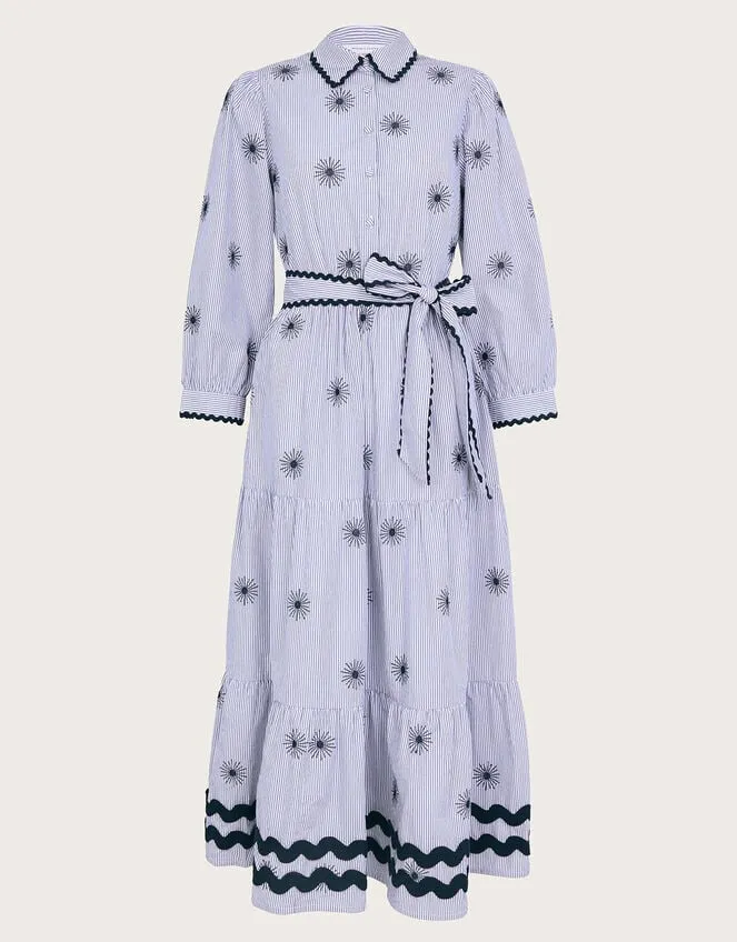 Women Adira Shirt Dress Blue Monsoon Dresses
