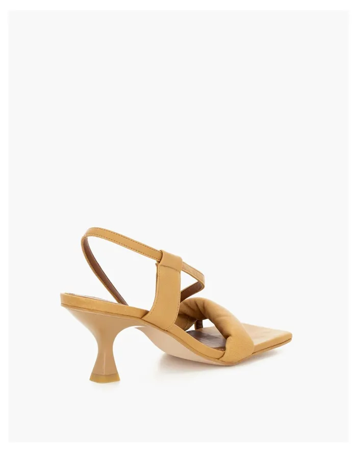 Women ALOHAS Leather Asymmetrical Sandals Camel Madewell Heels Women ALOHAS Leather Asymmetrical Sandals Camel Madewell Heels