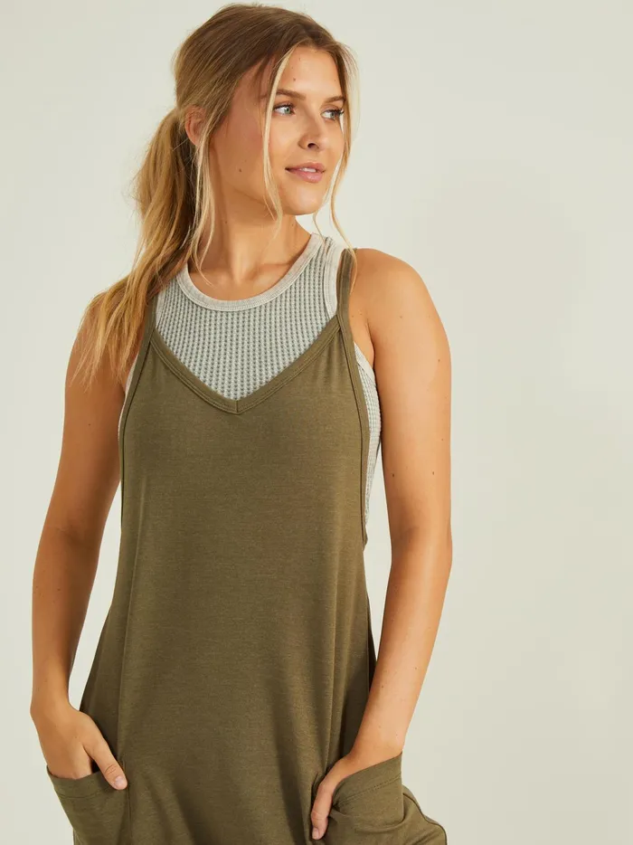 Women Altar039d State Activewear Hang Tough Jumpsuit Olive