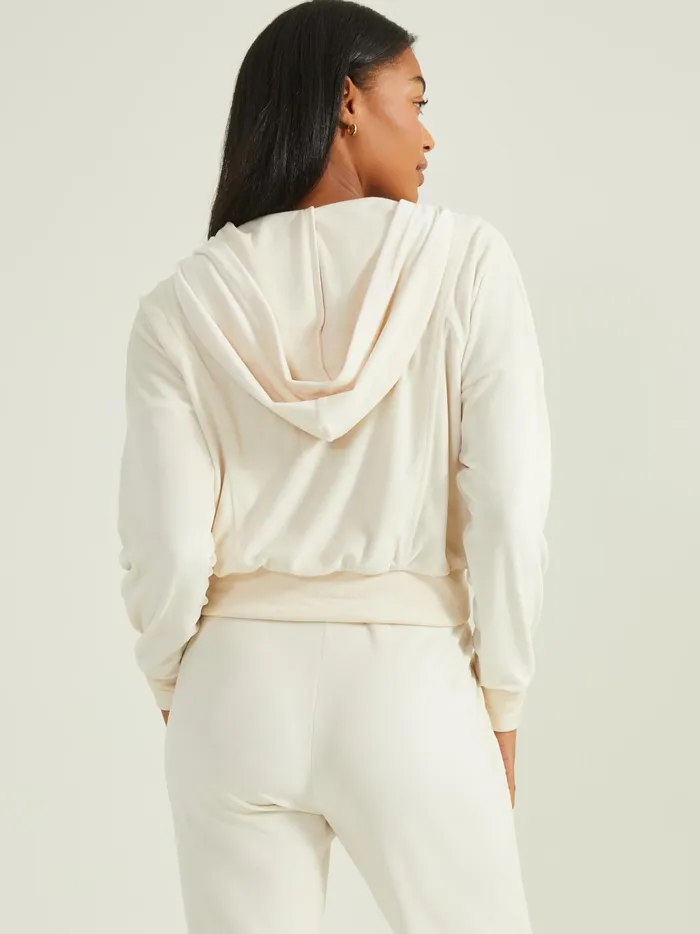 Women Altar039d State Activewear Let Up Velour Hoodie Jetstream
