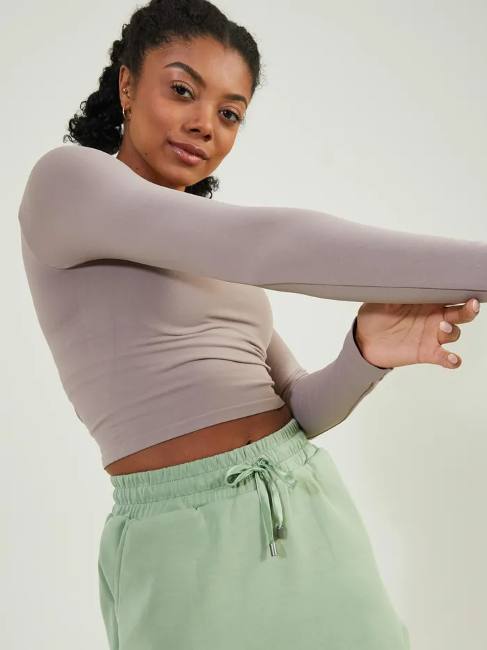 Women Altar039d State Activewear Square Up Top Ash