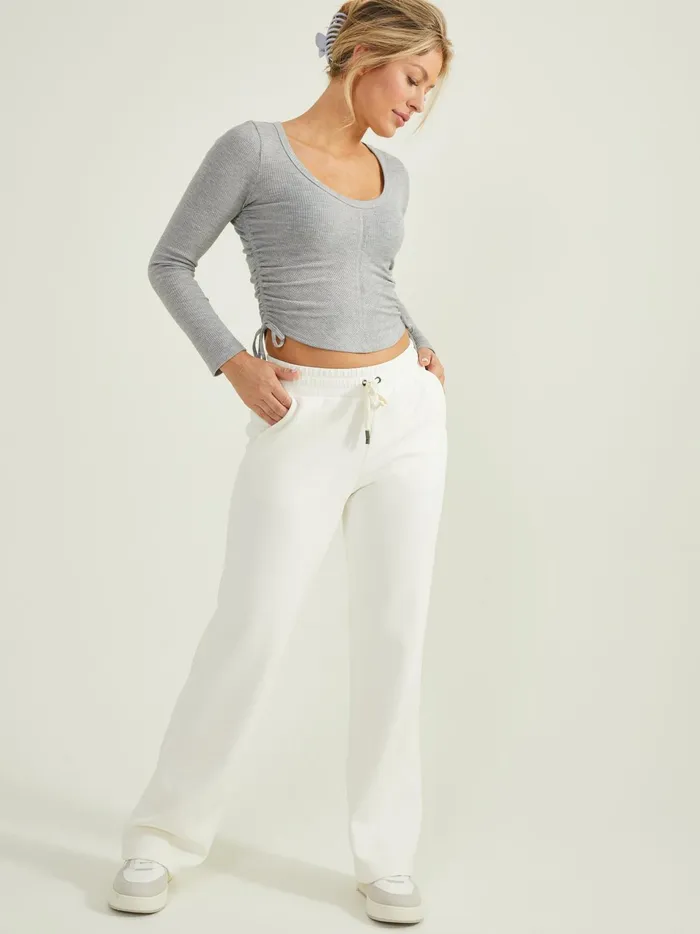 Women Altar039d State Activewear Supersoft Straight Leg Pants Eggnog