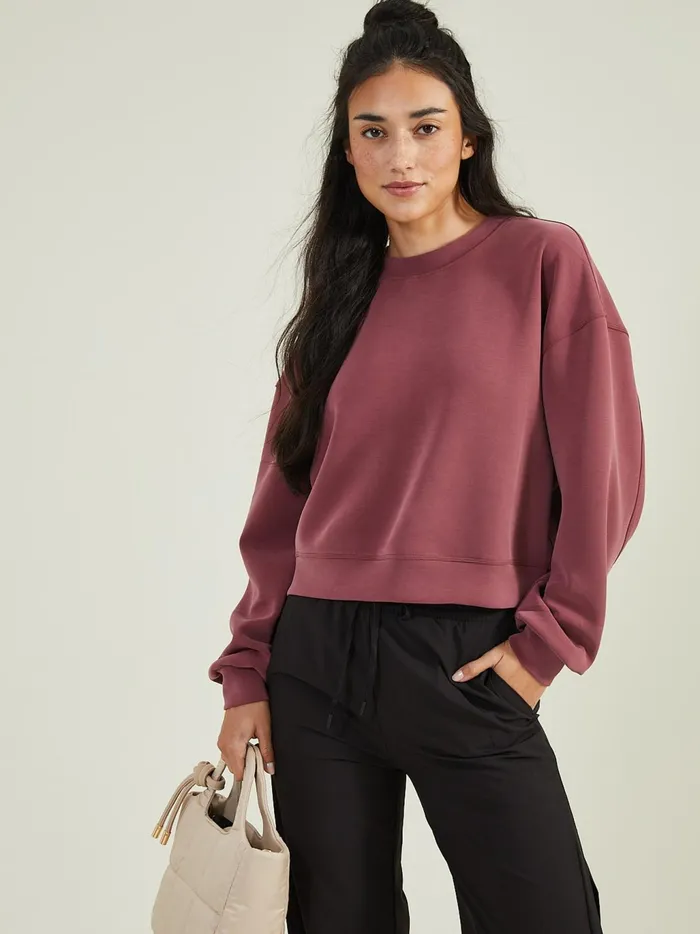 Women Altar039d State Activewear Supersoft Sweatshirt Crushberry
