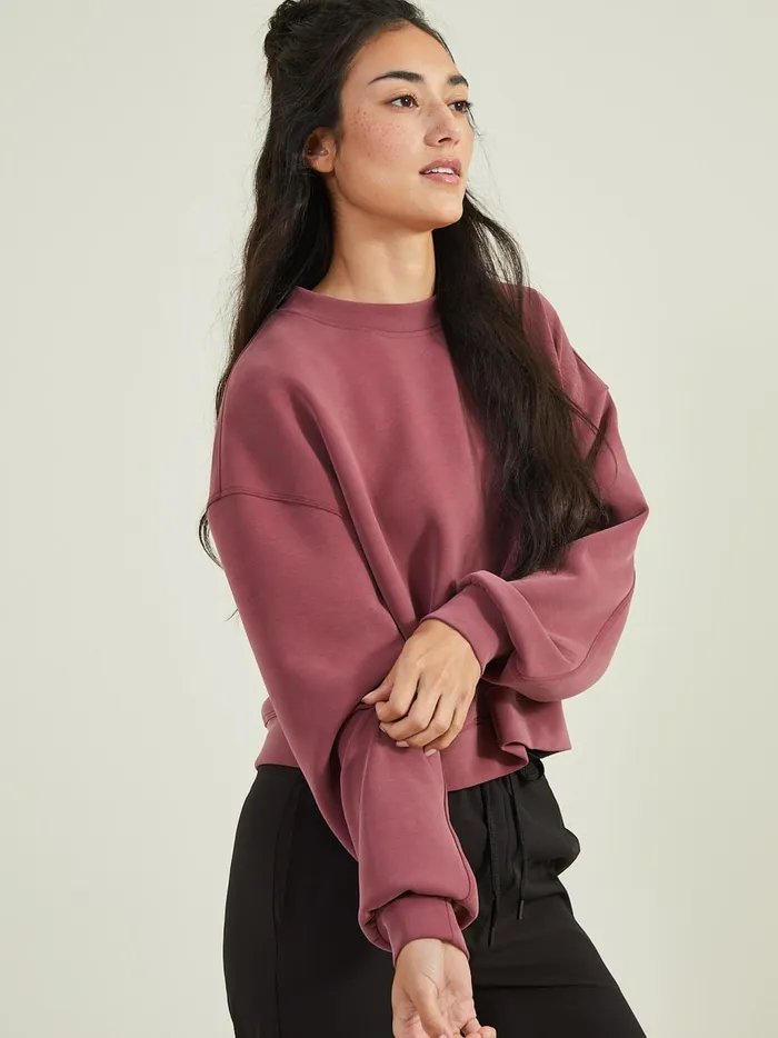 Women Altar039d State Activewear Supersoft Sweatshirt Crushberry